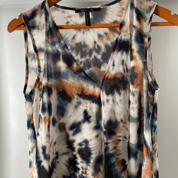 BCBG Dresses & Skirts - BCBG High Low Tie Dye Dress